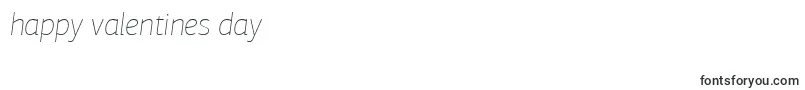 フォントPfagorasansproXthinitalic – バレンタインデーのフォント